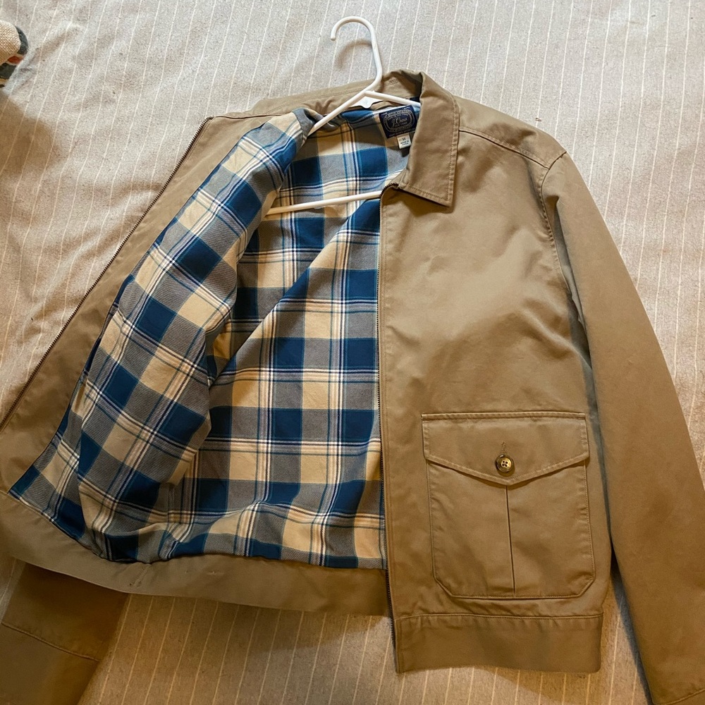 J. Crew Barn Jacket Khaki Medium